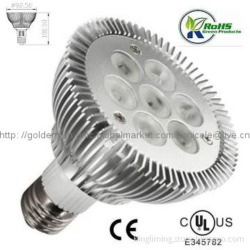 7W High power PAR30 LED spot light with UL&CE&RoHS
